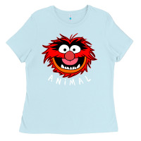 Baby Blue Muppets Animal Ladies Tee - SnappyArt