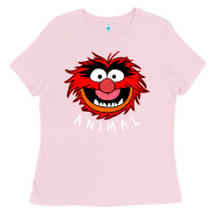 Bubblegum Pink Muppets Animal Ladies Tee - SnappyArt