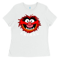 White Muppets Animal Ladies Tee - SnappyArt
