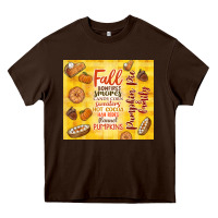 Chocolate Brown pumpkin pie and family Heavy Core Tee - TumblerDesignByShophia