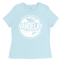 Baby Blue Vandelay Industries Ladies Tee - SnappyArt