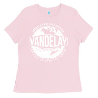Bubblegum Pink Vandelay Industries Ladies Tee - SnappyArt