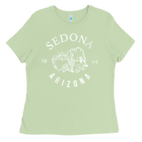 Matcha womens sedona arizona t shirt sedona az vintage arizona vacation v nec Ladies Tee - SnappyArt