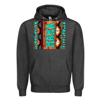 Charcoal Heather aztec leopard glitter Zipper Hoodie - AdoDesignShop