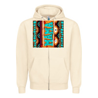 Sandshell aztec leopard glitter Zipper Hoodie - AdoDesignShop