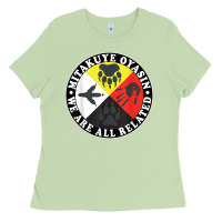 Matcha native american medicine wheel, mitakuye oyasin t shirt Ladies Tee - SnappyArt