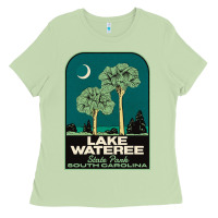 Matcha Trending Lake Wateree State Park Sc Vintage Travel Ladies Tee - SnappyArt