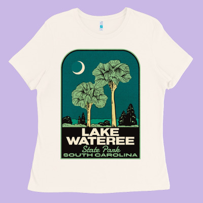 Trending Lake Wateree State Park Sc Vintage Travel Ladies Tee Designed By Snappyart