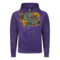 Cloud Purple Western Blessed Vintage Hoodie - FaDigitalArtStudio
