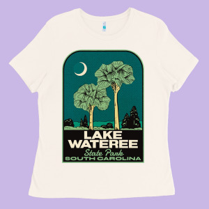 Trending Lake Wateree State Park Sc Vintage Travel Ladies Tee Designed By Snappyart
