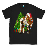 Black american paint horse christmas tree Classic Tee - CowGirlArtShop