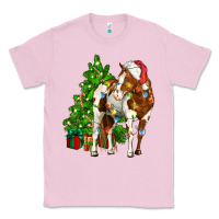 Bubblegum Pink american paint horse christmas tree Classic Tee - CowGirlArtShop