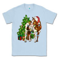 Dusty Blue american paint horse christmas tree Classic Tee - CowGirlArtShop