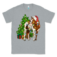 Heather Grey american paint horse christmas tree Classic Tee - CowGirlArtShop