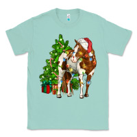 Seafoam american paint horse christmas tree Classic Tee - CowGirlArtShop