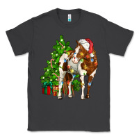 Smoke american paint horse christmas tree Classic Tee - CowGirlArtShop