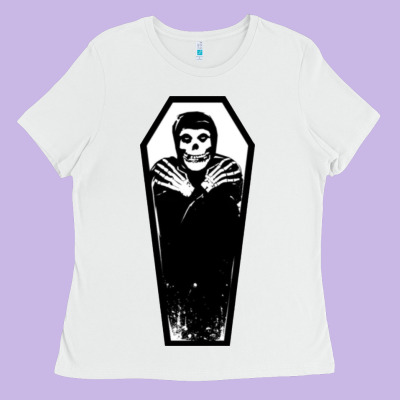 The Crimson Ghost Ladies Tee Designed By Snappyart