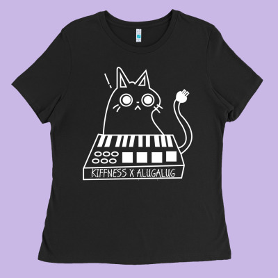 The Kiffness X Alugalug White Cat Classic Ladies Tee Designed By Snappyart
