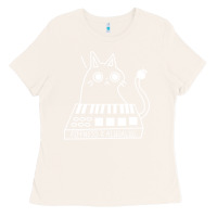 Bone The KIFFNESS X ALUGALUG white cat Classic Ladies Tee - SnappyArt