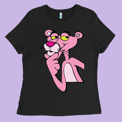 Pink Panther Ladies Tee Designed By Snappyart