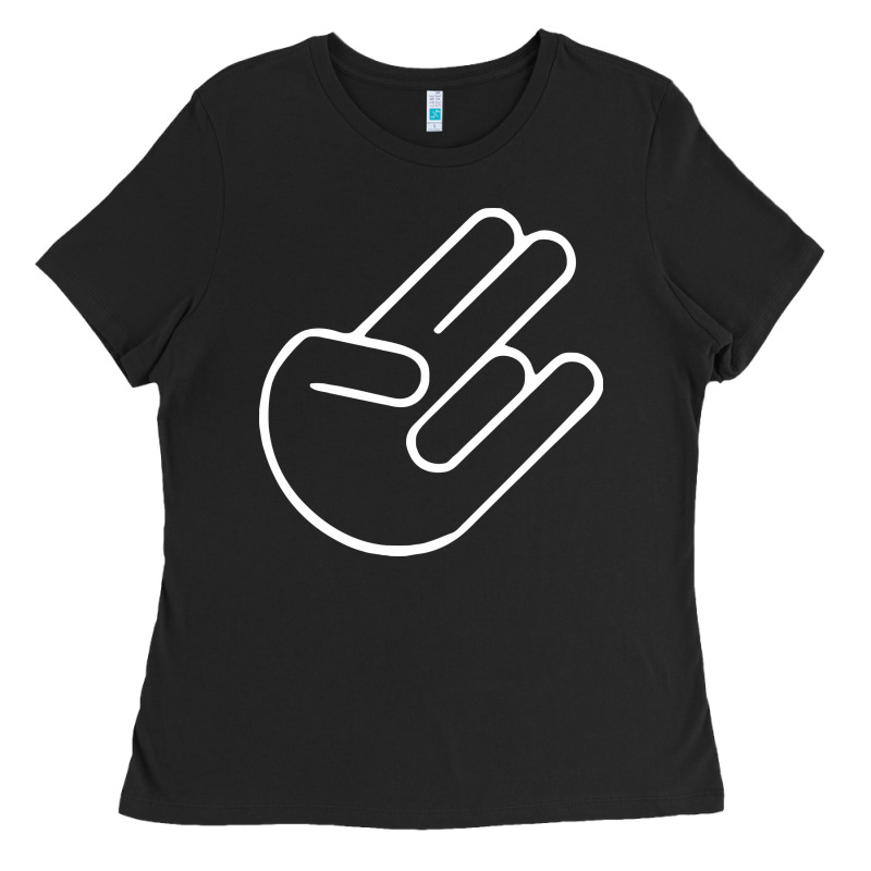 Shocker Hand Ladies Tee by SnappyArt | Teevron