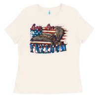 Bone Long live freedom 4th of july Ladies Tee - CowGirlArtShop