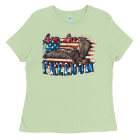 Matcha Long live freedom 4th of july Ladies Tee - CowGirlArtShop