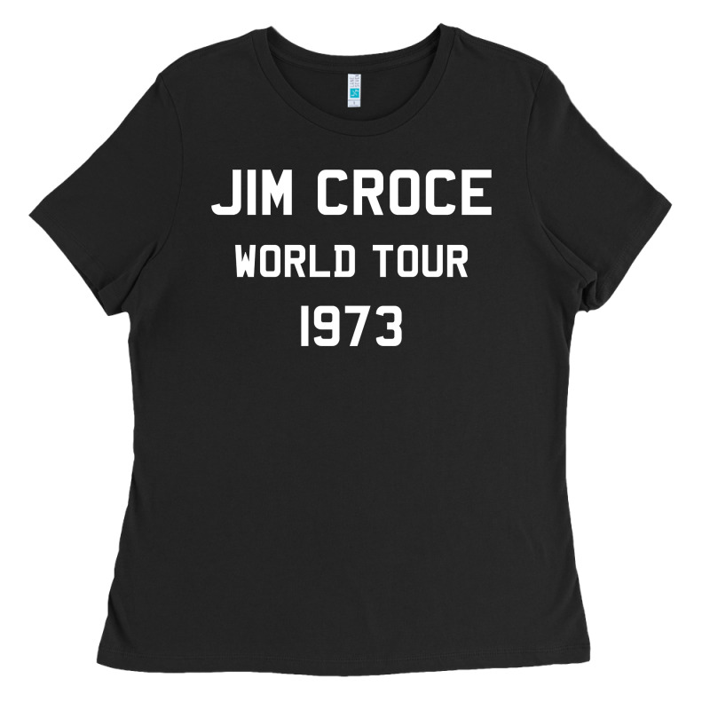 Jim Croce World Tour 1973 Ladies Tee by SnappyArt | Teevron
