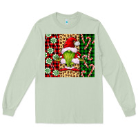 Matcha green christmas gnome Long Sleeve Tee - FaDigitalArtStudio