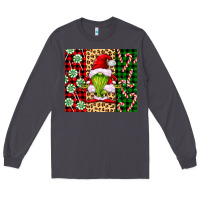 Smoke green christmas gnome Long Sleeve Tee - FaDigitalArtStudio