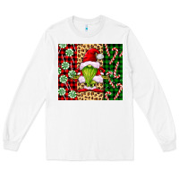 White green christmas gnome Long Sleeve Tee - FaDigitalArtStudio