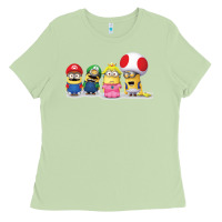Matcha Super Minion Bros Ladies Tee - FloraArt