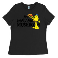 Black mellow mushroom restaurant Ladies Tee - FloraArt