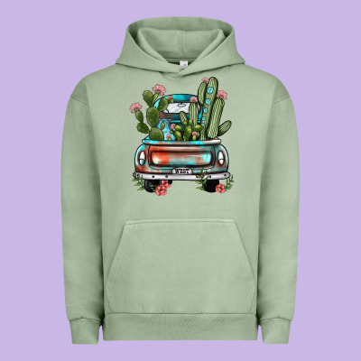 Farm Truck, Urban Hoodie Designed By Jahusdesignshop