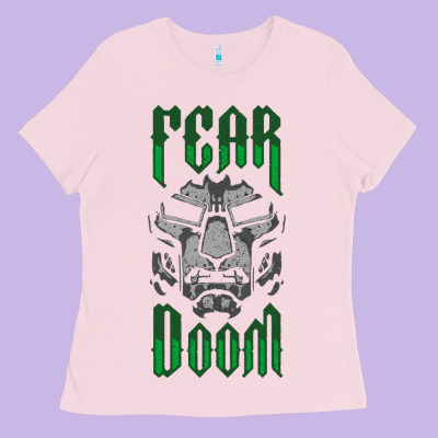 Fear Doom Ladies Tee Designed By Floraart
