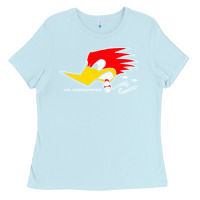Baby Blue mr horsepower clay smith cams cigar smoking woodpecker shirt for man f Ladies Tee - FloraArt