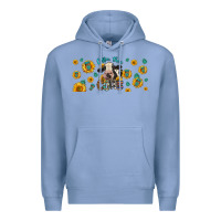 Colony Blue Coffee Then Cows Premium Hoodie - LillyAllenDesigns