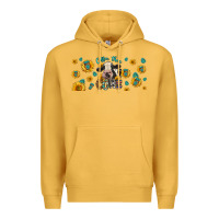 Mustard Coffee Then Cows Premium Hoodie - LillyAllenDesigns