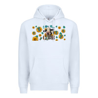 White Coffee Then Cows Premium Hoodie - LillyAllenDesigns