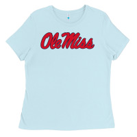 Baby Blue ole miss Ladies Tee - FloraArt