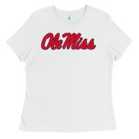 White ole miss Ladies Tee - FloraArt
