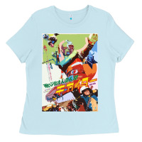 Baby Blue KIKAIDA POSTER Ladies Tee - FloraArt