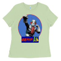 Matcha KAMEN RIDER V3 PUNCH Ladies Tee - FloraArt
