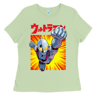 Matcha ultraman exclusive yellow Ladies Tee - FloraArt