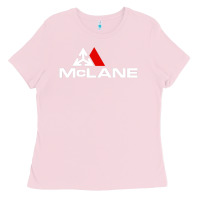 Bubblegum Pink cool mclane design Ladies Tee - FloraArt