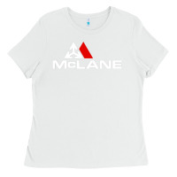 White cool mclane design Ladies Tee - FloraArt