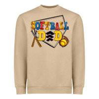 Mushroom softball dad Heavyweight Sweatshirt - AdoDesignShop