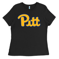 Black Pitt Panthers Ladies Tee - FloraArt