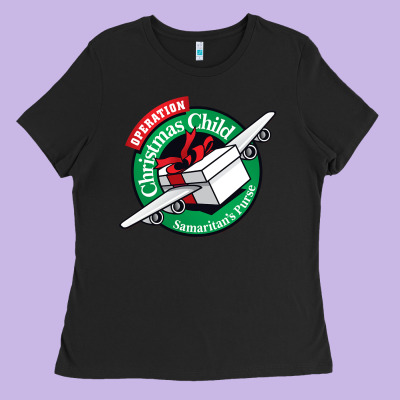 Samaritan's Purse Operation Christmas Child Funny Pullover Hoodie Ladies Tee Designed By Floraart