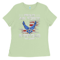 Matcha proud air force step dad veteran vintage flag veterans day t shirt Ladies Tee - FloraArt